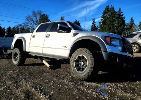 2012 Ford F150 Svt Raptor z USA, uszkodzony, nr VIN 1FTFW1R63CFB36159